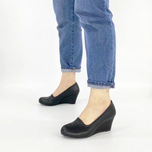 B.A.I.T. BAIT Footwear Ramalt Black Wedges